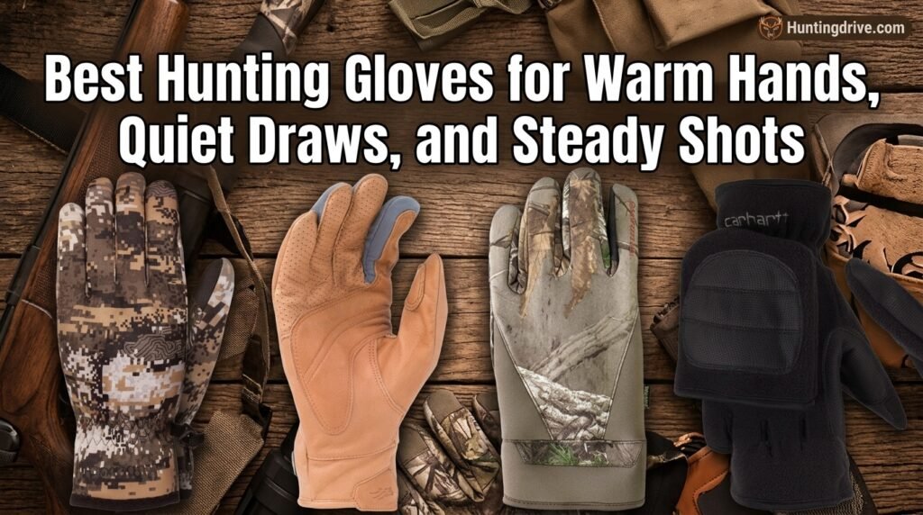 Best Hunting Gloves for Warm Hands, Quiet Draws, and Steady Shots