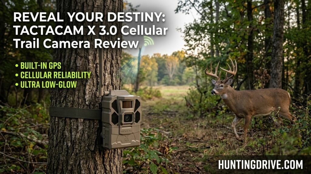 TACTACAM Reveal X 3.0 cellular trail camera for deer scouting